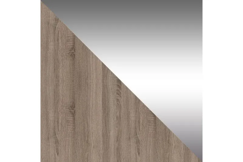 Leila Garderob 150 cm Skjutdörrar Smal Spegel - Ek - Products - Förvaring - Garderober & garderobssystem