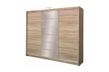Malibu Garderob 250x61x215 cm - Beige - Products - Förvaring - Garderober & garderobssystem