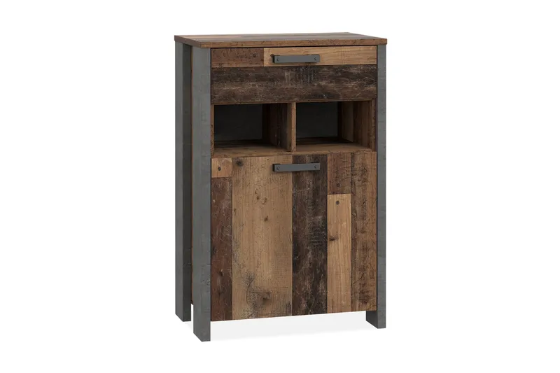 Cadle Skåp 67 cm, Brun/Grå