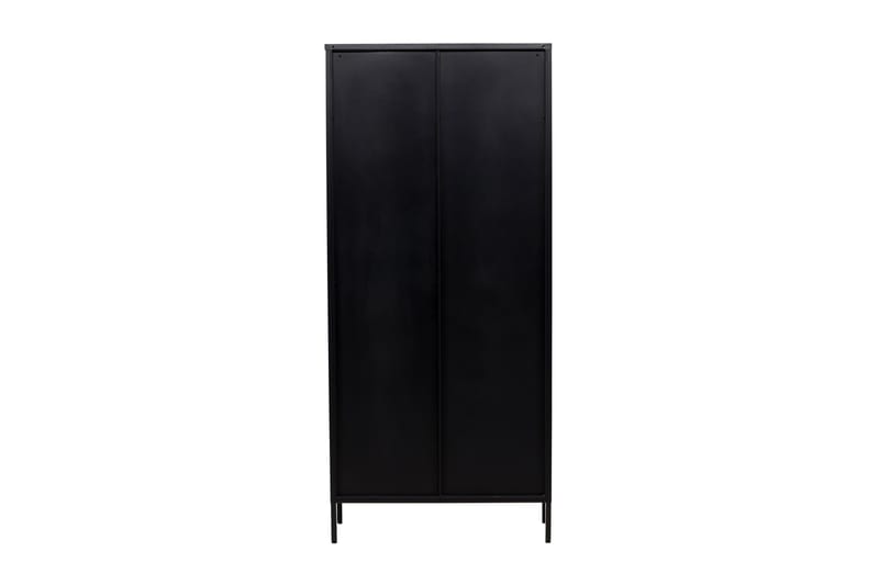 Cali Vitrinskåp 35 cm djup 80 cm bred 180 cm hög Mörkt Stål - Svart - Products - Förvaring - Skåp - Vitrinskåp