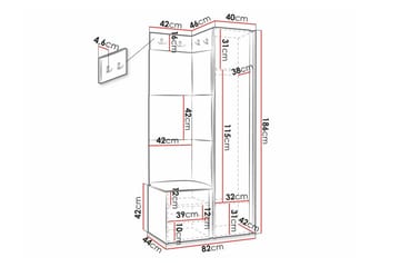 Dunvegan Highboard Black - Products - Förvaring - Skåp - Förvaringsskåp