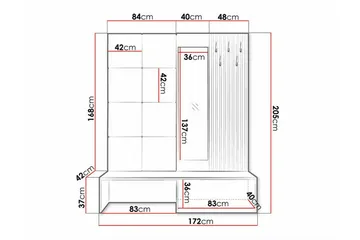 Dunvegan Highboard Black - Products - Förvaring - Skåp - Förvaringsskåp