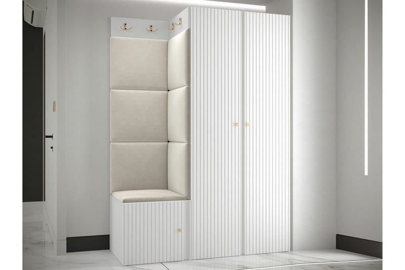 Dunvegan Highboard White - Products - Förvaring - Skåp - Förvaringsskåp