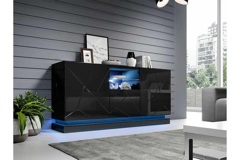 Juniskär Highboard - Svart - Products - Förvaring - Skåp - Förvaringsskåp