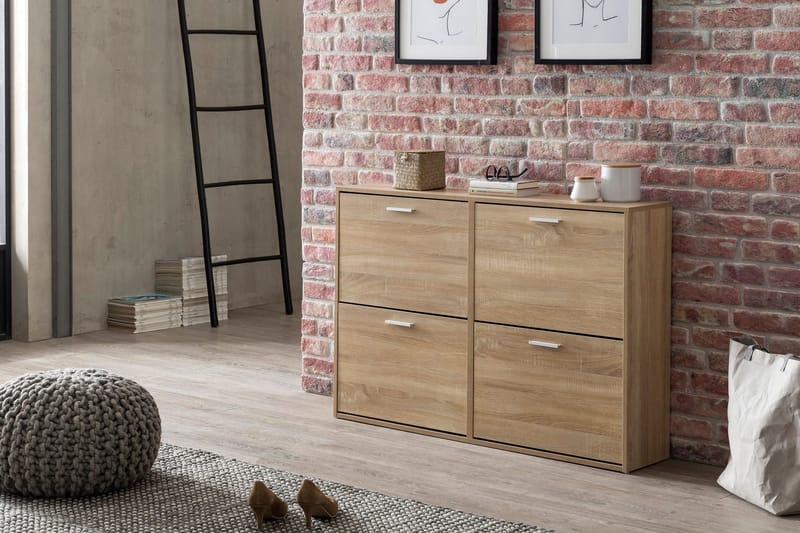 Metia Skoskåp 120x24 cm - Trä/natur - Products - Förvaring - Skåp - Förvaringsskåp