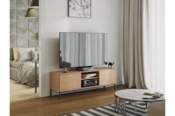 Querty Skåpsbyrå 150x50x41 cm - Natur/Svart - Products - Förvaring - Skåp - Förvaringsskåp