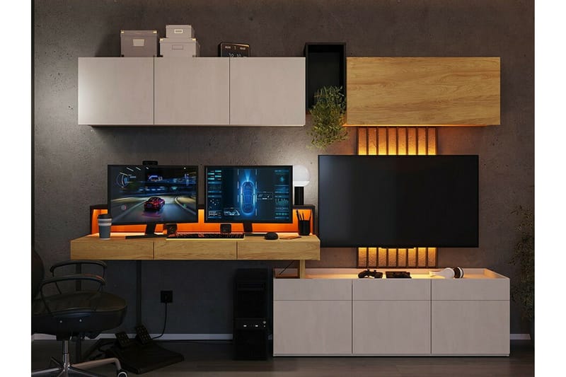 Rathmore Highboard Light brown - Products - Förvaring - Skåp - Förvaringsskåp