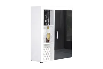 Samba Förvaringsskåp 90x35x114 cm Black - Products - Förvaring - Skåp - Förvaringsskåp