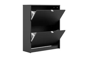 Shoey Skoskåp 2 Fack - Svart - Products - Förvaring - Skåp - Förvaringsskåp