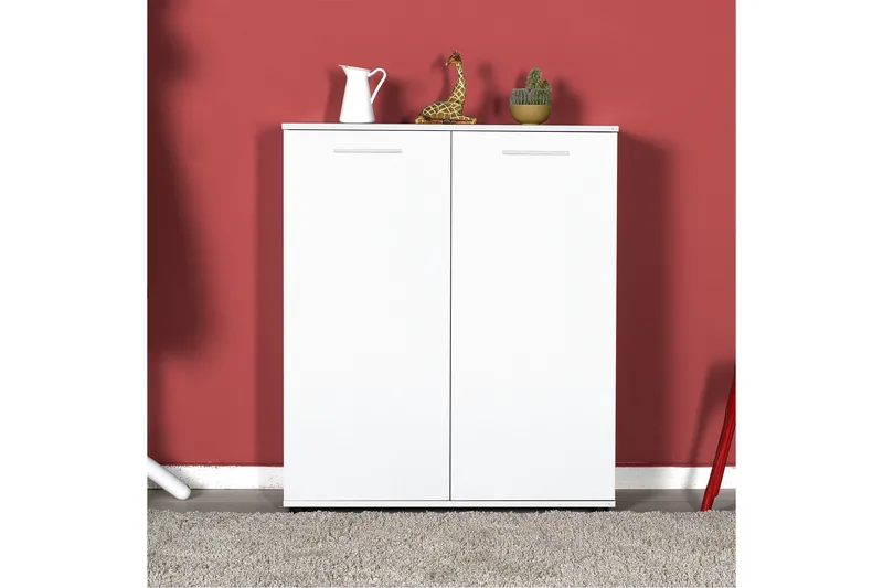 Skoskåp 91x108 cm - Vit - Products - Förvaring - Skåp - Förvaringsskåp