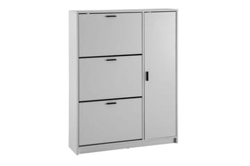 Skoskåp Wohnling med 3 fällbara fack 1 dörr melaminbelagd MDF modern - Products - Förvaring - Skåp - Förvaringsskåp