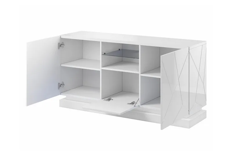 Strontian Highboard Scandinavian Choice Black - Products - Förvaring - Skåp - Förvaringsskåp