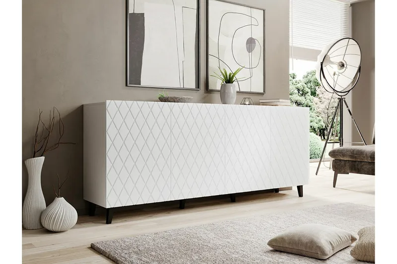 Strontian Highboard Scandinavian Choice White - Products - Förvaring - Skåp - Förvaringsskåp