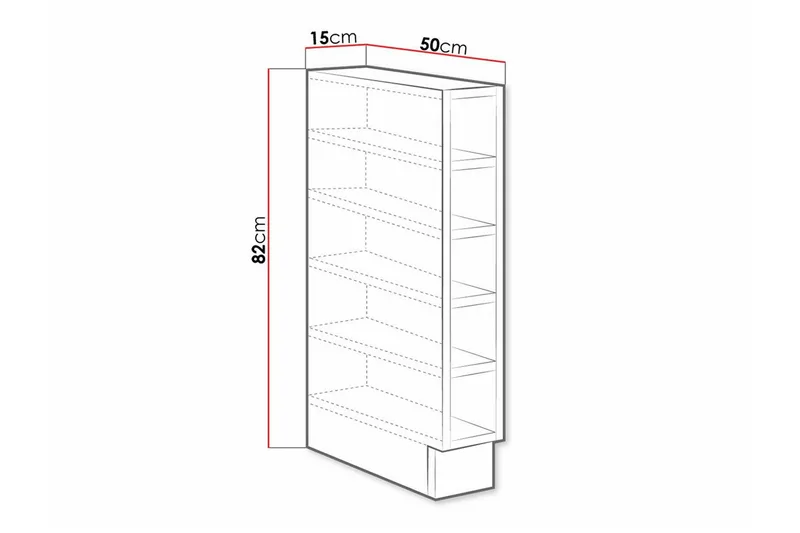 Templemore Köksskåp 15 cm - Vit - Products - Förvaring - Skåp - Förvaringsskåp