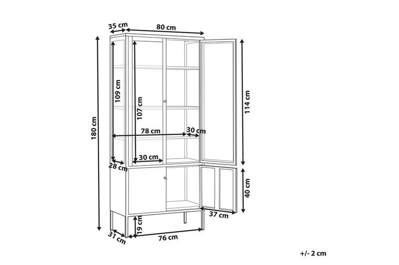 Vitrinskåp Oxted - Products - Förvaring - Skåp - Vitrinskåp