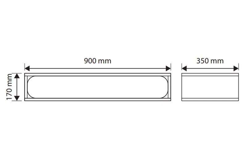 Marinport Väggskåp 90 cm - Beige - Products - Förvaring - Småförvaring - Väggförvaring
