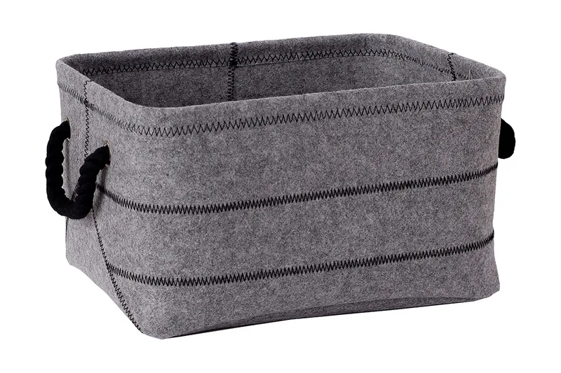 Max Felt-3 Filtlåda Ljusgrå