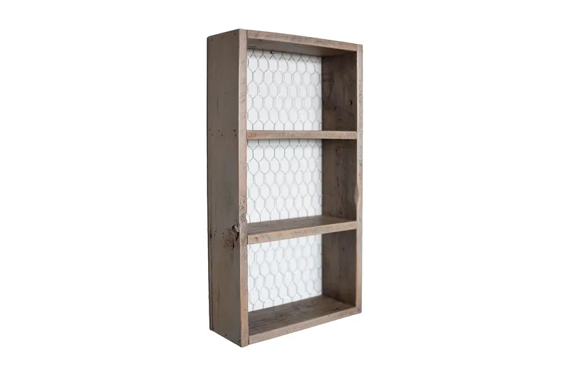 Pukkuri Vägghylla 30 cm, Brun