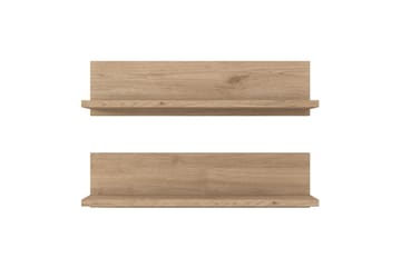 Ramulu Vägghylla 60 cm - Valnöt/Vit - Products - Förvaring - Småförvaring - Väggförvaring
