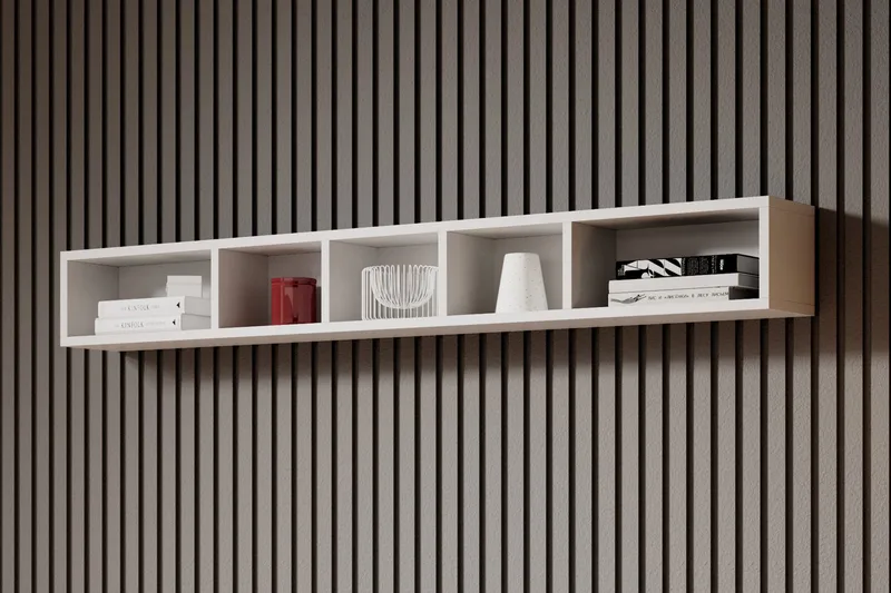 Toreno Vägghylla 19x169 cm - Vit - Products - Förvaring - Småförvaring - Väggförvaring