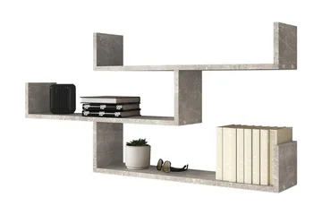 Trio Vägghylla 119x18x55 cm - Beige/Grå - Products - Förvaring - Småförvaring - Väggförvaring