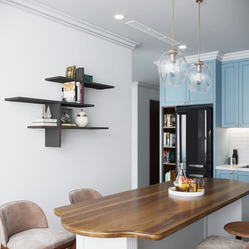 Vägghylla Leono - Antracit - Products - Förvaring - Småförvaring - Väggförvaring