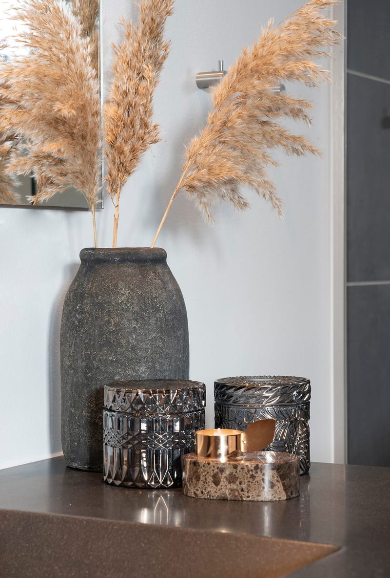 Prydnadsskål Gali Burk - Rökigt glas - Products - Inredning - Dekoration & inredningsdetaljer