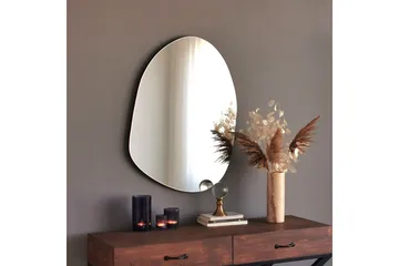 Asymmetrisk Spegel 75x55 cm - Svart - Products - Inredning - Spegel - Hallspegel