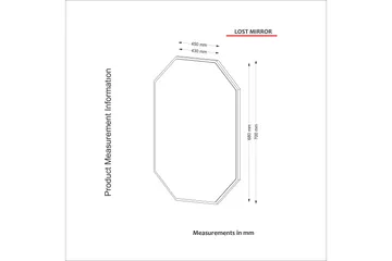 Riddlesworth Spegel 70 cm - Valnöt - Products - Inredning - Spegel - Hallspegel