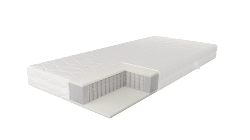 HVILA Pocket Resårmadrass med Tvättbar Klädsel 80x200 cm - Products - Möbler - Barnmöbler - Barnsäng & juniorsäng - Resårbotten barn & barn madrasser