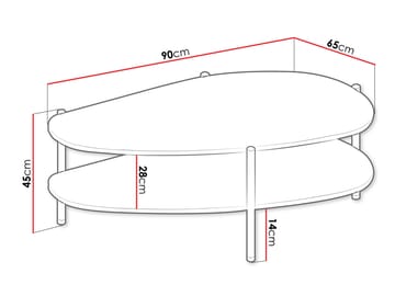 Aggarwal Soffbord 90 cm - Products - Möbler - Bord & matgrupp - Soffbord
