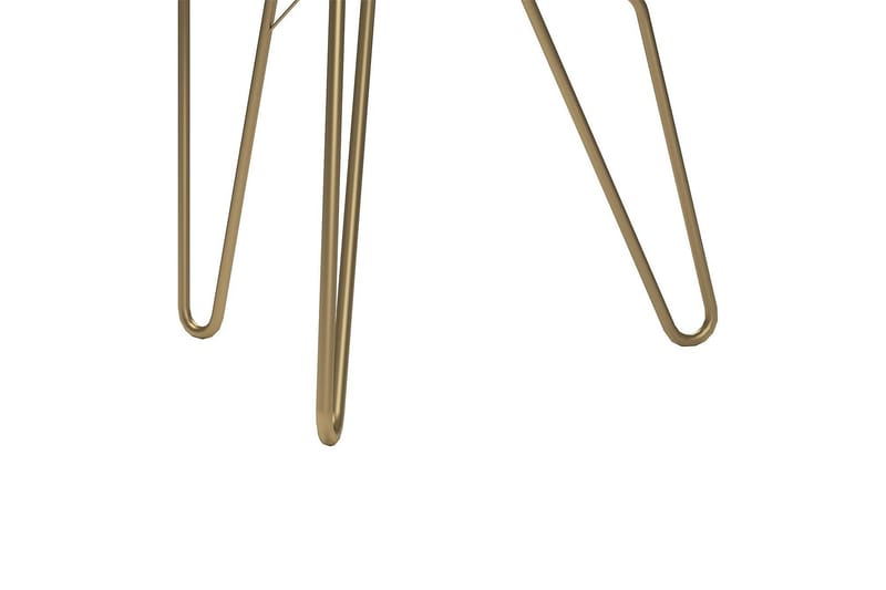 Athena Sidobord 55 cm Marmorlook/Vit/Mässing - Novogratz - Products - Möbler - Bord & matgrupp - Avlastningsbord & sidobord - Brickbord & småbord