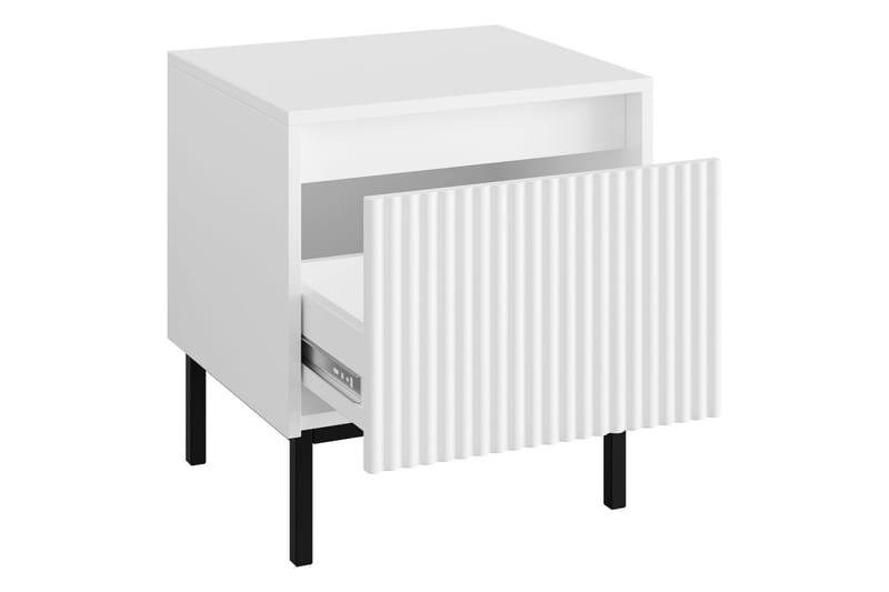 Bjurholm Sängbord 45 cm - Vit - Products - Möbler - Bord & matgrupp - Avlastningsbord & sidobord - Sängbord & nattduksbord