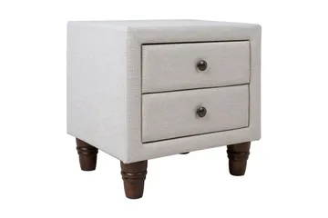 Emilia Sängbord Ljusbeige - Products - Möbler - Bord & matgrupp - Avlastningsbord & sidobord - Sängbord & nattduksbord