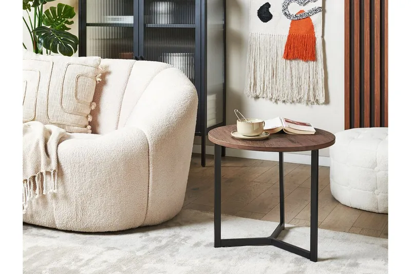 Filmore Sidobord 39 cm - Mörkt trä/Svart - Products - Möbler - Bord & matgrupp - Avlastningsbord & sidobord - Brickbord & småbord