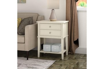 Franklin Sidobord 56 cm Vit - Dorel Home - Products - Möbler - Bord & matgrupp - Avlastningsbord & sidobord - Brickbord & småbord