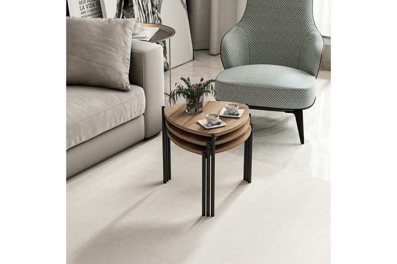 Lenny Satsbord - Valnöt - Products - Möbler - Bord & matgrupp - Avlastningsbord & sidobord - Satsbord