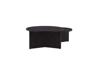 Soffbordset Saltö 2st Runda 85 cm/65 cm - Svart - Products - Möbler - Bord & matgrupp - Avlastningsbord & sidobord - Satsbord