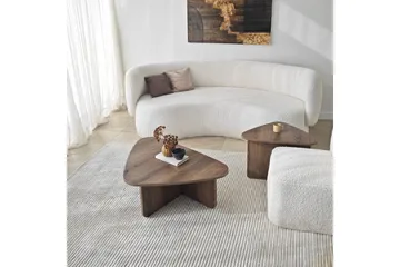 Soffbordssats Jewa Set Valnöt - Valnöt - Products - Möbler - Bord & matgrupp - Avlastningsbord & sidobord - Satsbord