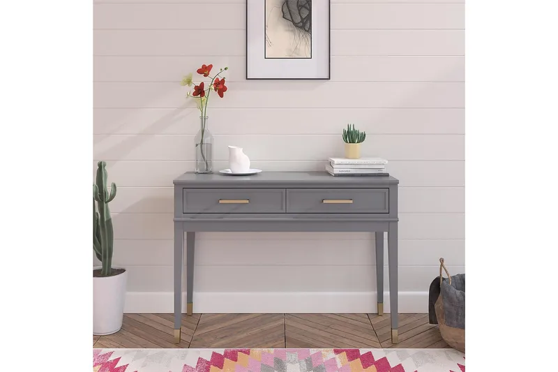 Westerleigh Konsollbord 105 cm Grå - CosmoLiving - Products - Möbler - Bord & matgrupp - Avlastningsbord & sidobord - Konsolbord & hallbord