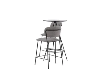 Bistro Matgrupp 60 cm Rund med 2 Bell stolar - Svart - Products - Möbler - Bord & matgrupp - Matgrupp