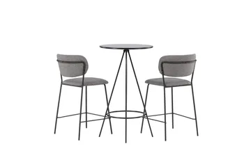 Bistro Matgrupp 60 cm Rund med 2 Bell stolar - Svart - Products - Möbler - Bord & matgrupp - Matgrupp