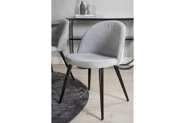 Copenhagen Matgrupp med 6 Valerie Matstolar Manchester Grå/S - Furniture Fashion - Products - Möbler - Bord & matgrupp - Matgrupp