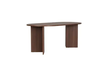 Dano Matbord 180 cm med 6 Nibe Plus Matstolar - Vit/Brun - Products - Möbler - Bord & matgrupp - Matgrupp