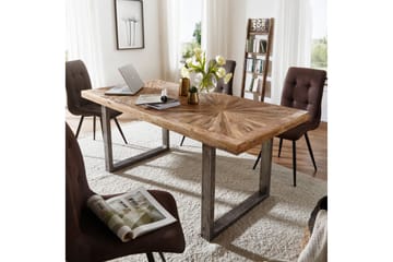 Gulshan Matbord 200 cm - Brun/Silver - Products - Möbler - Bord & matgrupp - Matbord & köksbord