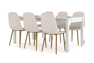 Beige - Vit
