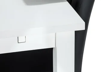 Jasmin Matgrupp 180 + 6 Stolar Utdragbart matbord - Vit / Svart - Products - Möbler - Bord & matgrupp - Matgrupp