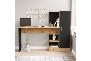 Dalran Skrivbord 152 cm - Natur/Svart - Products - Möbler - Bord & matgrupp - Kontorsbord - Datorbord