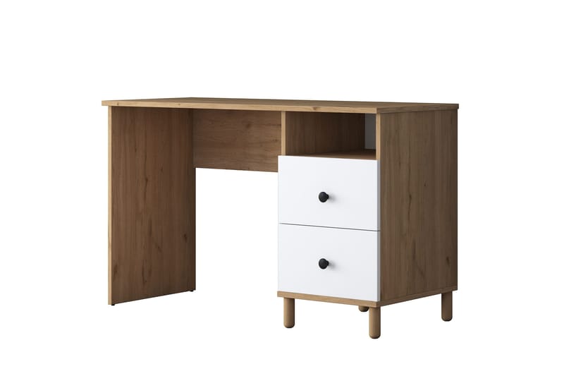 Eireann Skrivbord 50x120 cm - Valnöt/Vit - Products - Möbler - Bord & matgrupp - Kontorsbord - Datorbord