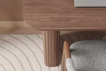 Kopparbo Skrivbord - Mörkbrunt valnötsträ - Products - Möbler - Bord & matgrupp - Kontorsbord - Datorbord